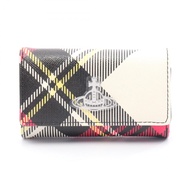 【二手】Vivienne Westwood)鑰匙包 Orb 51020001S0012O101 新款展覽 PVC塗層帆布鑰匙包 女士款