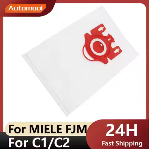 Vacuum Cleaner For MIELE FJM C1 & C2 Synthetic Type Hoover Hepa DUST BAGS S300, S700