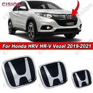 PuraAutoRepair 1 Piece Glossy Black Chrome 3D Emblem Front Rear Steering Wheel Logo Frame Panel Cove