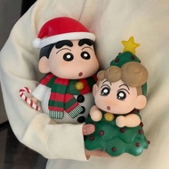 2.4 Crayon Shin-Chan Figure Christmas Day Limited Snowman Shin-Chan Christmas Tree Shin-Chan Cute Do