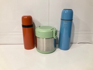 保溫飯壺連保溫水樽兩個 (象印）Thermal Food Container and Thermal Water Bottles (Zojirushi)