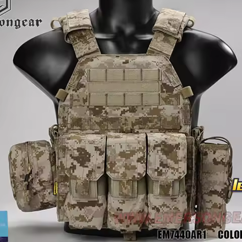 EMERSON GEAR LBT6094A Style Vest with Pouches Airsoft Painball Combat Gear EM7440G AT/FG AOR1 AOR2 K