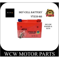 🔥 READY STOCK🔥 ONZA YTZ5S-BS / YB5L-BS / YTZ6V-BS /YTZ7V-BS DRY CELL BATTERY