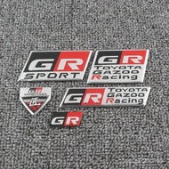 Suitable for Toyota GR Logo Car Rear Sticker86Reizhi Modified Steering Wheel Sticker Side Decoration
