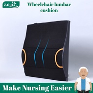 Universal anti-decubitus cushion for wheelchairs, special thickened sponge breathable lumbar cushion for hemiplegic elderly, backrest butt cushion accessories