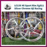 LC135 4S 🔥 Aji Racing 🔥 Sport Rim FG511 SP Silver Chrome 1.60 1.85