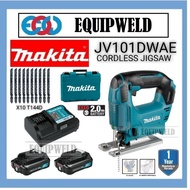 MAKITA 12V JV101DWAE / JV101DYAE / JV101DZ CORDLESS JIGSAW SET (JV101) + BL1021B 2.0AH BATTERY X2 + 