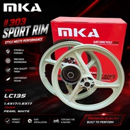 SPORT RIM MKA 303 3 BATANG Y15ZR Y125ZR LC135 WAVE100 SPORT RIM RODA MOTORCYCLE WITH BEARING BUSH