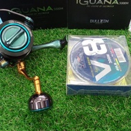 BULLZEN IGUANA 5000H FREE LEMAX PE LINE BRAID 8 PLYS V8 300M X 40LBS🔥