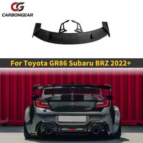 Dry Carbon Fiber A Style Rear Trunk Wing For Toyota GR86 86 SUBARU BRZ ZD8 ZN8 2022+ Rear Swan Neck 