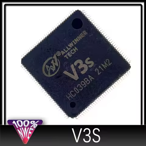 2PCS~10PCS/LOT New ALLWINNER V3S CPU TQFP-128 Special CPU processor chip for double recording drivin