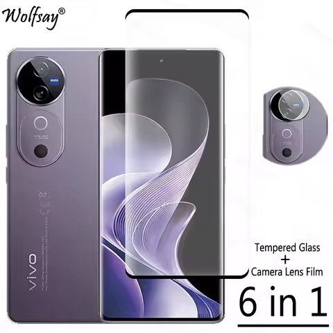 Full Cover Tempered Glass For Vivo V40 Screen Protector For Vivo V40 V 40 5G Camera Lens Film Glass 