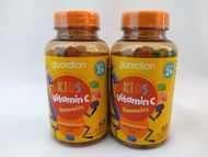 (READY STOCK ) Guardian Vitamin C Kids Gummies 60s x 2 ( EXP :2026 )