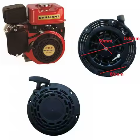 GT600 RECOIL STARTER ASSEMBLY FOR MITSUBISHI GM181 GM182 MBG3500 MBP30 MBP20 WATER PUMP PULL START P