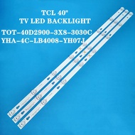 TCL L40P1A-F for 3PCS/set Light Bar TOT-40D2900-3X8-3030C YHA-4C-LB4008-YH07J Total Length 69CM 8 Li