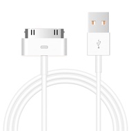 30-Pin USB Sync Charger Cable Compatible for Old iPhone 4 4S 3G 3GS, iPad 1 2 3, iPod Touch, iPod Na