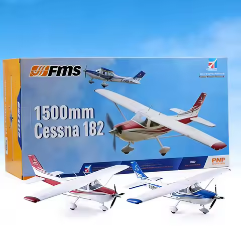FMS 1500mm Cessna 182 Remote Control Electric Aircraft Fixed Wing Model Newbies Advanced Coach Assem