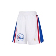 Philadelphia 76ers Authentic Shorts 2024, Knit Shorts ASHRGS18128-P76WHIT96, Unisex