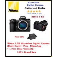 Nikon Z 6II Mirrorless Digital Camera (Body Only) + Free Nikon bag + 1 year local warranty.