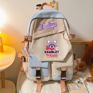 New Cartoon Backpack Indigo Park Schoolbag Student Campus Game Steam Large Capacity Waterproof Backp