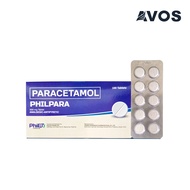 PHILPARA Paracetamol 500mg Box (100 Tablets)