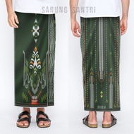 # Sarung BHS Infinity Gold Motif PKB Hijau Olive #