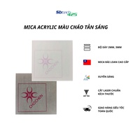 [Link 1] Taiwanese Porridge Color Diffusion Mica 2mm 3mm - Laser Cut Acrylic Standard Size for Makin
