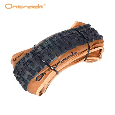 ONTRACK FOLDED TIRE 26 27.5 29X2.35 WOLF TRACK 30TPI SKIN BLACK WALL and brlwn wall