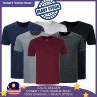 Plain T-shirt Lengan Pendek Short Sleeve T-shirt Baju Kosong Kain Cotton High Quality Ready Stock