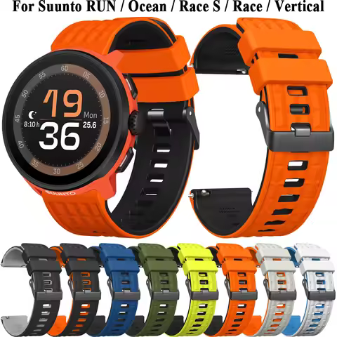 22mm Watch Strap For SUUNTO RUN Watchband For Suunto Run / Ocean / Race S / Race / Vertical Bracelet