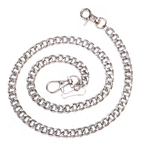 60cm Long Keyring Keychain Chain Hipster Pant Jean Key Wallet Belt Ring Clip