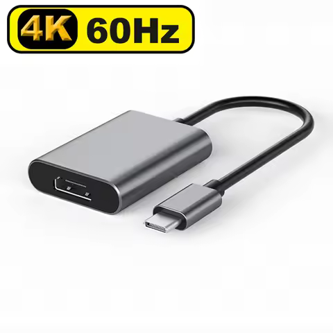 USB C to HDMI Cable 4K 60Hz/4K 30Hz Type C to HDMI 2.0/1.4 Adapter for Macbook Pro Mini Air Iphone 1