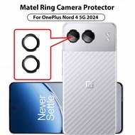 Aluminium Alloy Lens Ring Glass For OnePlus Nord 4 5G 2024 6.67'' 3D Tempered Glass Camera Protector