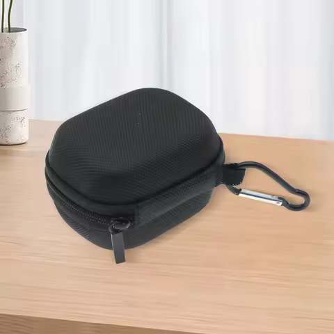 EVA Hard Case with Carabiner Portable Storage Bag Anti-Fall Protective Case Bag for Beats Studio Bud
