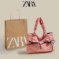 Zaraพิษณุโลกกระเป๋าผู้หญิง2024ความจุมากกระเป๋าเอกสารใหม่ไหล่ฤดูใบไม้ร่วงและฤดูหนาว