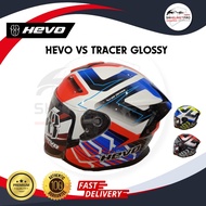 Helmet Hevo VS Tracer Glossy [ READY STOCK ] Helmet Open Face