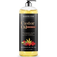 Castor Oil, 100% Natural Wonder Oil with Numerous Hair, Scalp, Skin and Nails Benefits - Packaging M