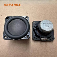 SOTAMIA 2pcs 2.25 Inch Full Range Audio Speaker 4 Ohm 12W Wool Paper Cone High End Mini Loudspeaker 