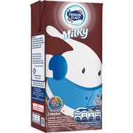 SUSU MILKY UHT FRISIAN FLAG 180 ML COKELAT/STRAWBERRY