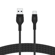 Belkin BoostCharge Pro Flex Braided USB-C to USB-A Cable (1M/3.3FT), Type C to A Cable USB-C USB-IF