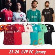 L-V-P Soccer Football Jersey Sports T shirt Men's UCL Jerseys 2025-26 Top Quality S-4XL Fans Version