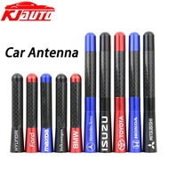 Universal 12cm Car Antenna Carbon Fiber Radio FM Antena Black Kit Exterior Accessories