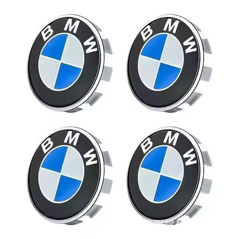 4pcs Automobile Tire Center Cover Logo 56mm/68mm Suitable for BMW 3 5 6 7 1 Series X3 X6 E81 E71 E90