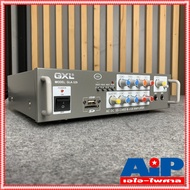 GXL GLA329EXTRA แอมป์ USB AC/DC บลูทูธ เครื่องขยายเสียง GLA329 GLA-329 GLA 329 ใช้ได้ทั้งไฟบ้าน และไ