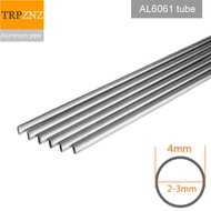 OD4MM 6061 aluminum tube pipe outer diameter 4mm inner diameter 3mm hollow aluminum pipe alloy alumi