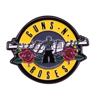 Guns N Roses Band Logo Brooch badge GNR enamel pin hard rock music lovers gifts