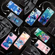 for OPPO A3s A5 A5s A7 AX5s AX7 F5 A73 F7 F9 Pro Tempered glass case L75 Lilo Stitch