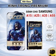 Samsung A15, A25, A35, A55 premium tempered glass full screen phone screen protector