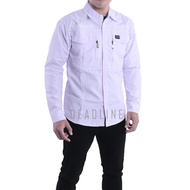 Kemeja Tactical W TAC Lengan Panjang warna putih