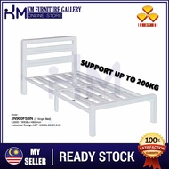 KM Furniture 3V SINGLE/ SUPER SINGLE 3.5 Metal Bed Frame Super Base Heavy Duty(JN900FSB/JN936FSB) Ka
